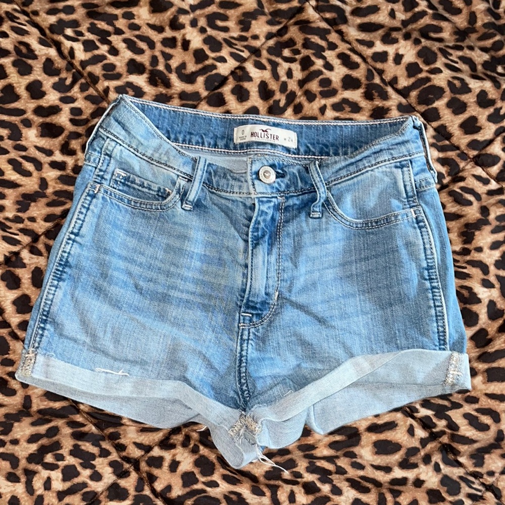 Hollister high waisted jeans shorts